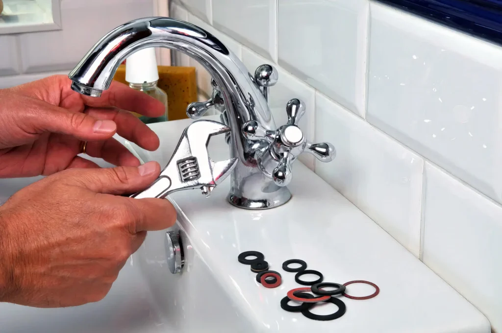 Bathroom faucet repair and fixture replacement by Roswell Plumbing Pros